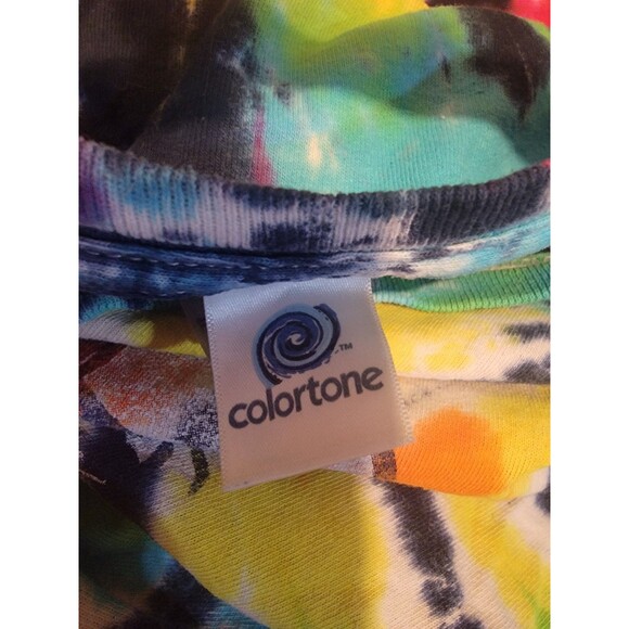 Cedar Point T-Shirt Y2K Snoopy Woodstock Tie Dye Vintage Sz L Color Tone - Picture 4 of 5